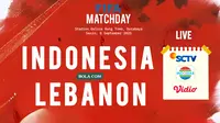 Link Live Streaming Timnas Indonesia Vs Lebanon di Vidio Malam Ini